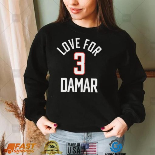 Hot Love For 3 Damar T Shirt