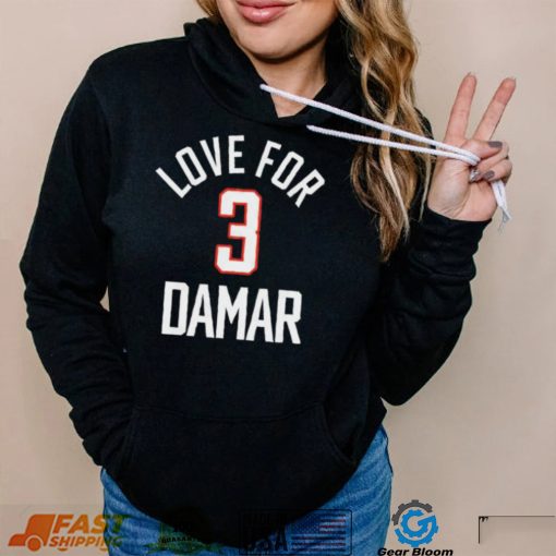 Hot Love For 3 Damar T Shirt