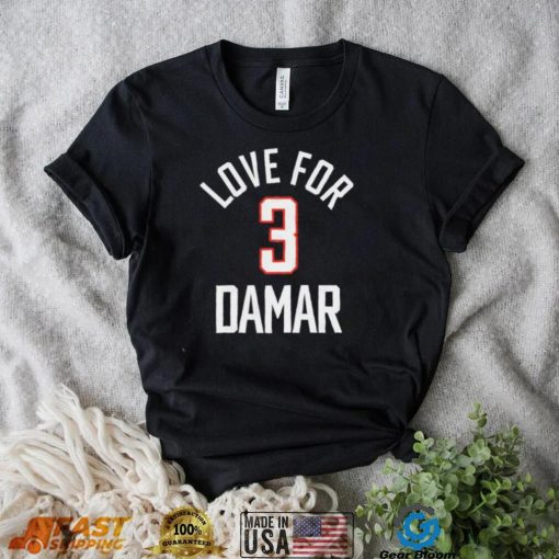 Hot Love For 3 Damar T Shirt