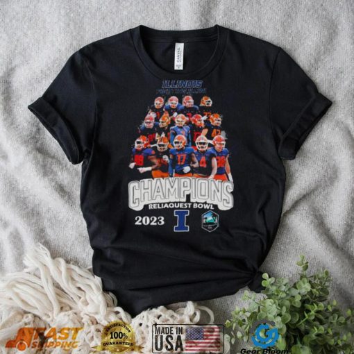 Illinois Fighting Illini 2023 Reliaquest Bowl Champion Shirt