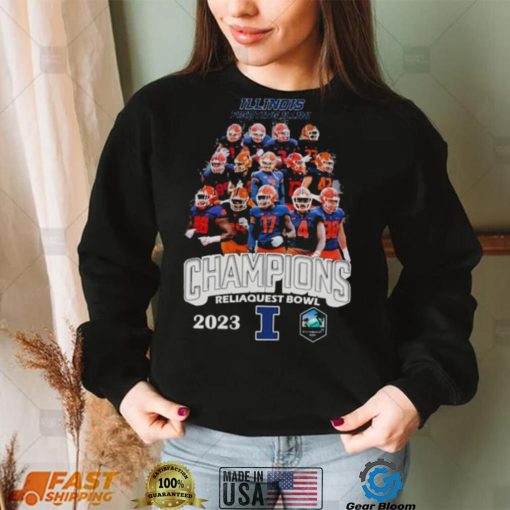 Illinois Fighting Illini 2023 Reliaquest Bowl Champion Shirt