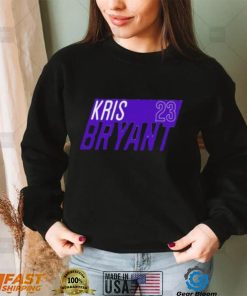 Kris Bryant 23 Colorado Rockies Shirt