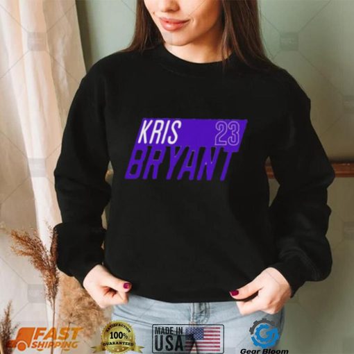 Kris Bryant 23 Colorado Rockies Shirt