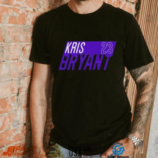 Kris Bryant 23 Colorado Rockies Shirt