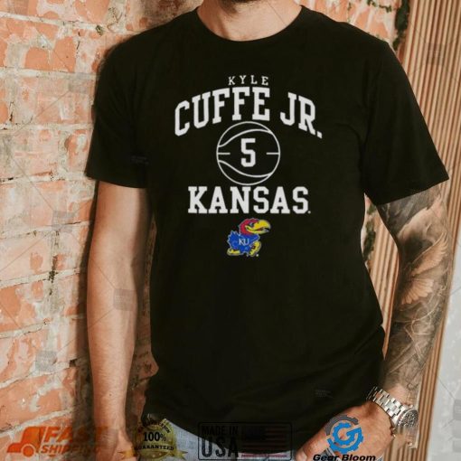 Kyle cuffe jr Kansas jayhawks basketball shirt