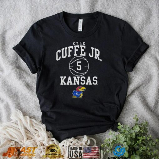 Kyle cuffe jr Kansas jayhawks basketball shirt