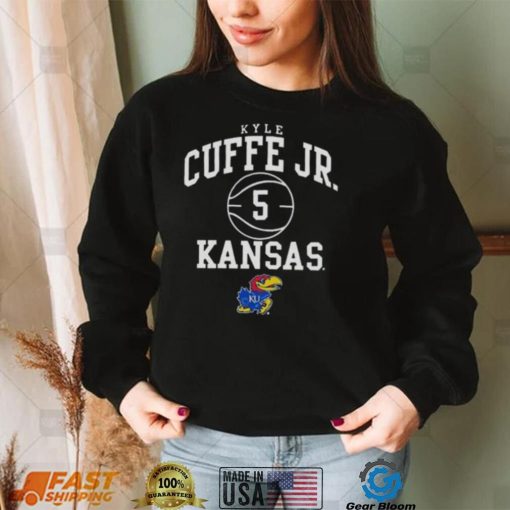 Kyle cuffe jr Kansas jayhawks basketball shirt