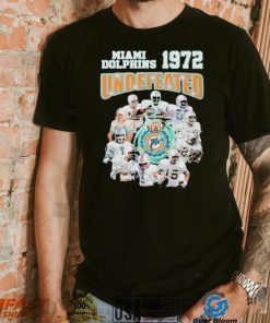 Miami Dolphins 1972 Undefeated Signature Shirt