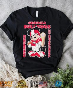 Mickey Mouse Georgia Bulldogs CFP National Champions 2023 Shirt