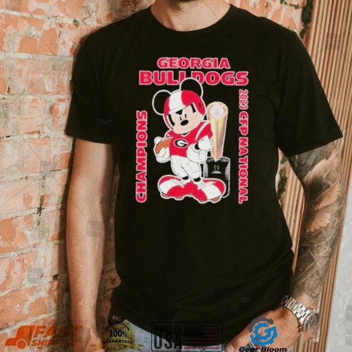 Mickey Mouse Georgia Bulldogs CFP National Champions 2023 Shirt