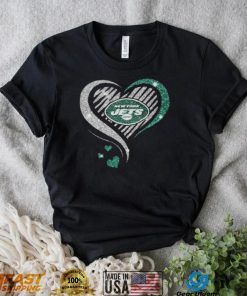 New York Jets Heart Diamond T shirt