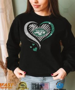 New York Jets Heart Diamond T shirt