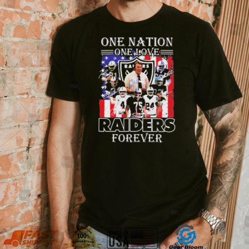 One Nation One Love Raiders Forever Shirt