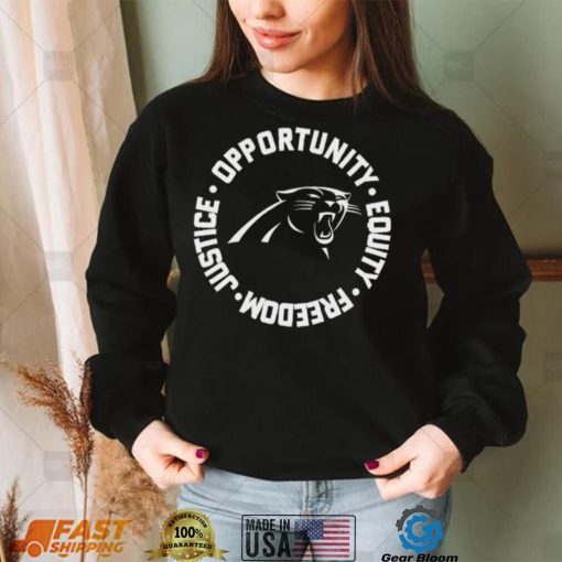 Opportunity Equity Freedom Justice Carolina Football Shirt