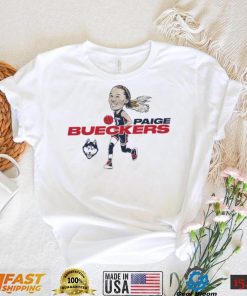 Paige Bueckers UConn Huskies caricature 2023 shirt