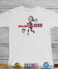 Paige Bueckers UConn Huskies caricature 2023 shirt