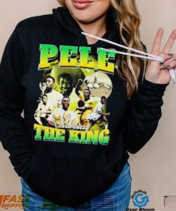 Pele The King Rip Vintage Rest In Peace Pele Brazil Bootleg 90s Design Shirt