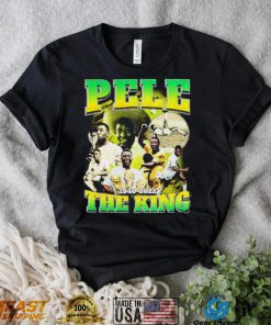 Pele The King Rip Vintage Rest In Peace Pele Brazil Bootleg 90s Design Shirt