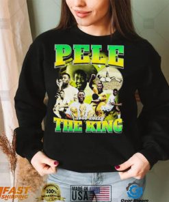 Pele The King Rip Vintage Rest In Peace Pele Brazil Bootleg 90s Design Shirt