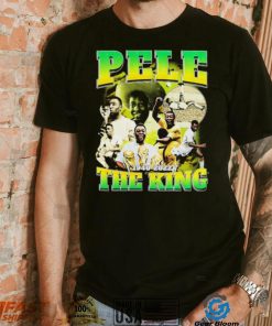 Pele The King Rip Vintage Rest In Peace Pele Brazil Bootleg 90s Design Shirt