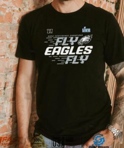 Philadelphia Eagles 2022 NFC Champions LVII Super Bowl team Slogan fly Eagles fly shirt