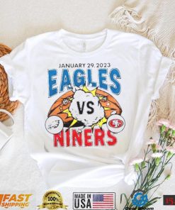 Philadelphia eagles vs san francisco 49ers january 29 2023 shirt