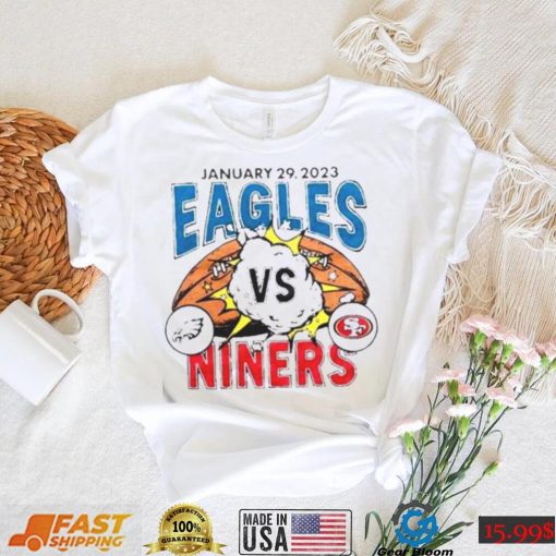 Philadelphia eagles vs san francisco 49ers january 29 2023 shirt