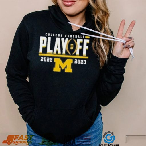 Michigan wolverines college Football playoff first down entry shirt