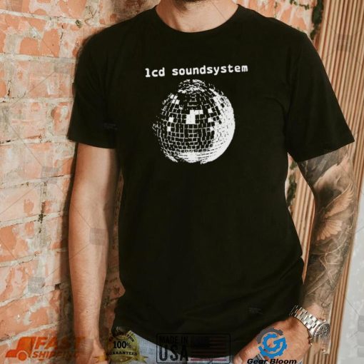 Kung fu merch lcd soundsystem disco mirror ball shirt