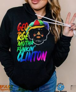 Rainbow Neon Text George Muthafunkin Clinton Shirt