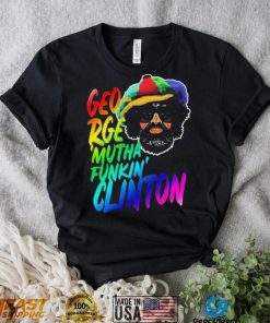 Rainbow Neon Text George Muthafunkin Clinton Shirt