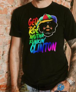 Rainbow Neon Text George Muthafunkin Clinton Shirt