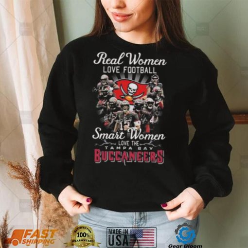 Real Women Love Baseball Smart Women Love The Tampa Bay Buccaneers Signatures 2023 T shirt