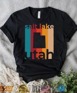 Retro Salt Lake City Utah T Shirt