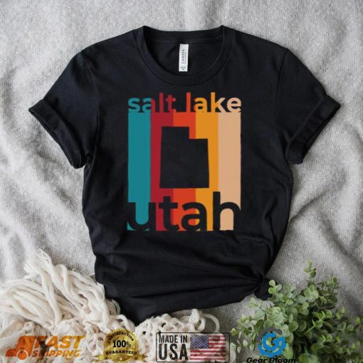 Retro Salt Lake City Utah T Shirt