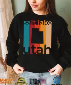 Retro Salt Lake City Utah T Shirt