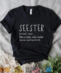 Sister Birthday Gifts Apparel With Funny Seester Definition Shirt