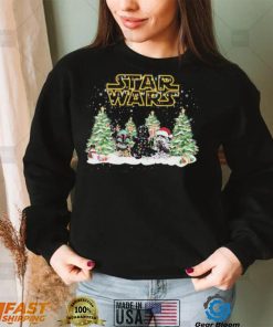 Star Wars Snow Tree Christmas Shirt