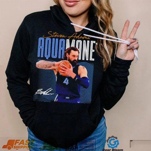 Steven Adams Memphis Grizzlies Aquamane signature shirt