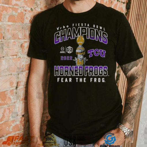 Tcu Horned Frogs Fanatics Branded College Football Playoff 2022 Fiesta Bowl Champions Hometown Shirt