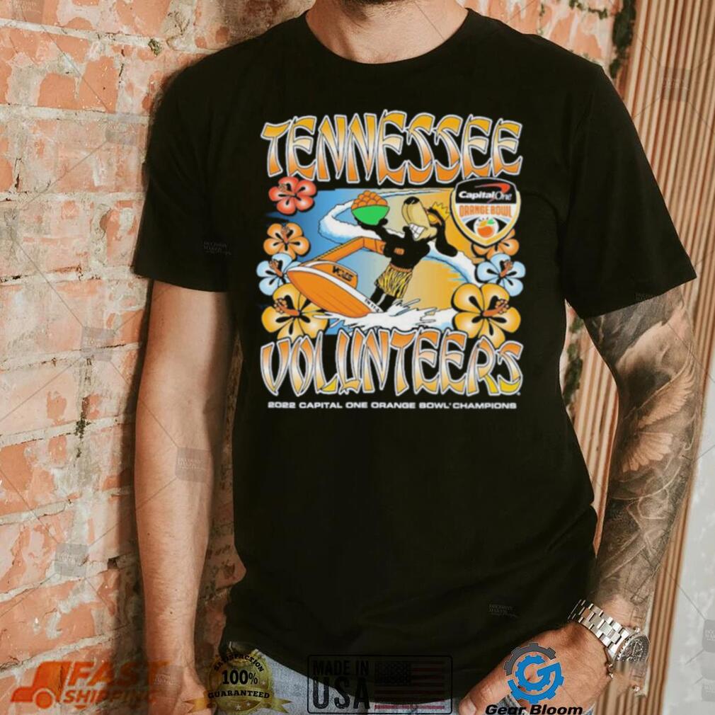 Tennessee volunteers 2022 capital one orange bowl champions shirt