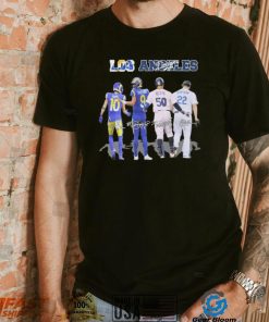 The Los Angeles Sports Team Players Signatures Shirt