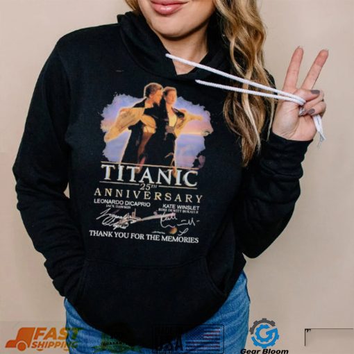 Titanic 25th Anniversary Thank You For The Memories T Shirt