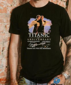 Titanic 25th Anniversary Thank You For The Memories T Shirt