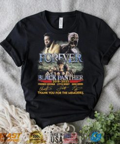 Forever Black Panther 2018 2022 Thank You For The Memories Signatures Shirt