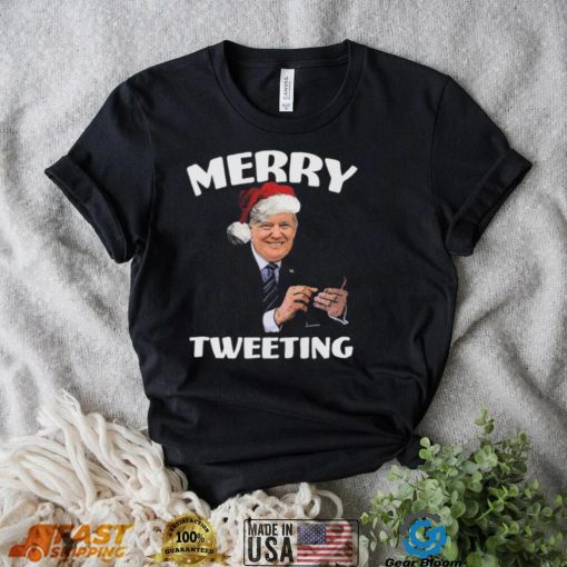 Santa Trump Merry Tweeting Christmas Shirt