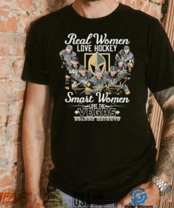 Real Women Love Hockey Smart Women Love The Vegas Golden Knights Signatures Shirt