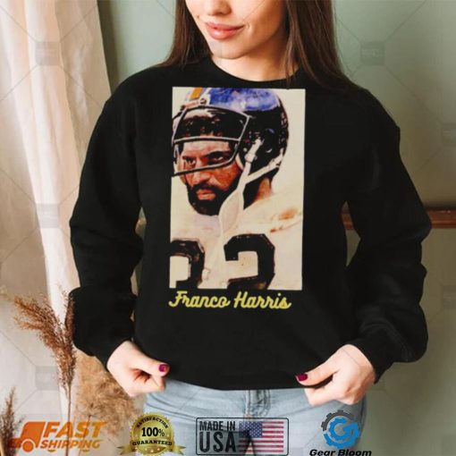 franco Harris NFL memories shirt