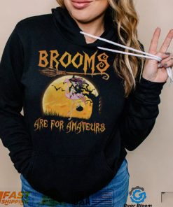 fscvFtSi Brooms Are For Amateurs Halloween Witch Riding Flamingo Shirt2 hoodie, sweater, longsleeve, v-neck t-shirt