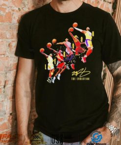 Funny Lebron James Los Angeles Lakers Basketball Signatures Shirt